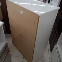 ★リユースのサカイ日立店★HJ7191 NITORI レンジ台 ホワイト H115×D42.5×W80 クリーニング済み の画像