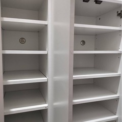  【急募】美品★シューズボックス　ミラー付きの画像