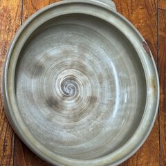 土鍋　三島（銀峯）直径23.5cm　中古品の画像
