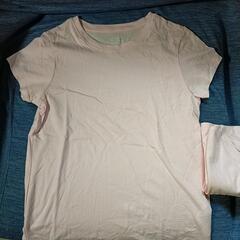 未使用　Tシャツ　薄ピンク　160　2枚セットの画像