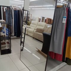 ★リユースのサカイ日立店★HJ7193  姿見 ブラック H164.5×D2.5×W80.5 クリーニング済み の画像