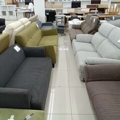 ★リユースのサカイ日立店★HJ7194  ソファ グレー H68×D70-120×W166 クリーニング済み の画像
