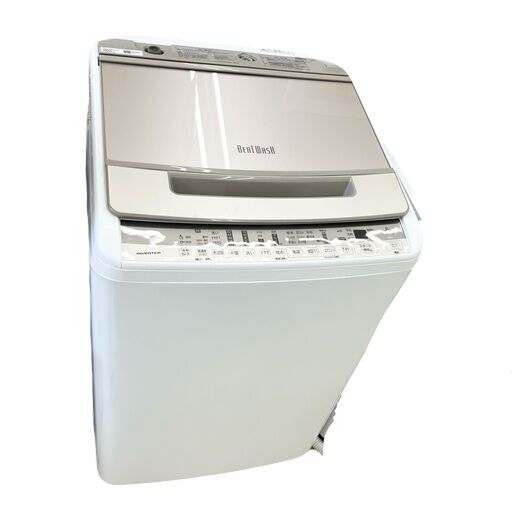 ドリーム池田店】☆ジモティー割有☆HITACHI 8kg洗濯機 BW-V80E 2020年