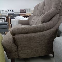 ★リユースのサカイ日立店★HJ7195  ソファ ブラウン H96×D78×W175 クリーニング済み の画像
