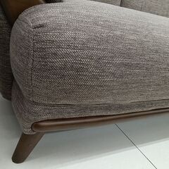 ★リユースのサカイ日立店★HJ7195  ソファ ブラウン H96×D78×W175 クリーニング済み の画像