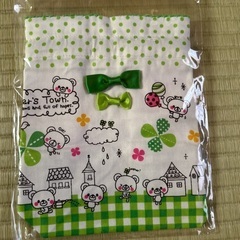 おしぼり、コップ、お箸2、巾着の画像