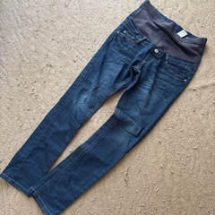 マタニティジーンズLサイズの画像