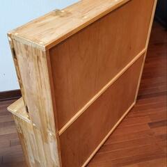 【取引中】ままごとキッチン 木製 ハンドメイド の画像