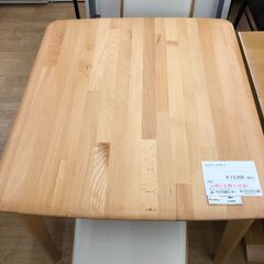 ★リユースのサカイ幸手店★SJ9906　ジモティ割あり★  2人用ダイニングセット 木目　ナチュラル W80×D90×H70 クリーニング済み SJ9906の画像