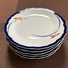 【断捨離中】香蘭社 和皿5枚セットの画像