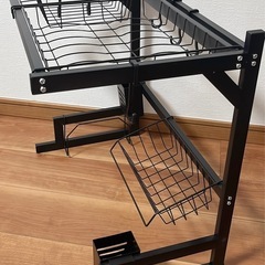 シンク上水切りラック55cm*50cm*34cmの画像