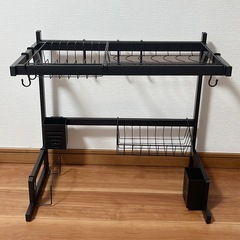 シンク上水切りラック55cm*50cm*34cmの画像