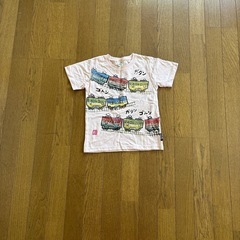 Tシャツ　電車柄　120㎝の画像