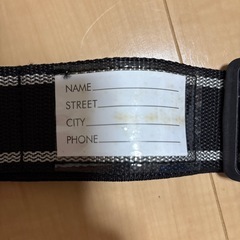 キャリーケースの荷物止めるバンドの画像