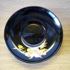 中古保管品【会津塗り】茶托5枚セットの画像