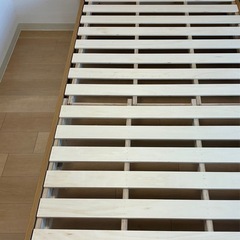 【美品】ニトリ シングルベッド コンセント・収納付き 半額（使用3ヶ月）の画像