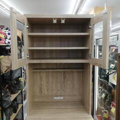 ☆ドリーム荒牧店☆ジモティー割引有☆ゴミ箱収納付き食器棚 中古品の画像