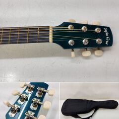 ミニギター セピアクルー Sepia Crue W-50-BLS ソフトケース付き　/MJ-1227 1FOの画像