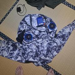 空調服バートルのバッテリーとファンのセット2枚の画像