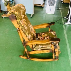 希少　東洋ファニチャー
 ヴィンテージ 花柄 ロッキングチェア アームチェア　ヴィンテージ柄　昭和レトロの画像