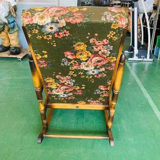 値下げ 希少 東洋ファニチャー ヴィンテージ 花柄 ロッキングチェア