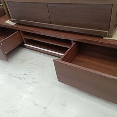 リユースのサカイ栃木店★ジモティ割あり★ IRIS OHYAMA TV台 ブラウン W150×D38.8×H28.2 クリーニング済み TC9891の画像