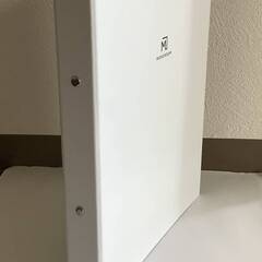 『未使用！美品！』バインダー　2つ穴　金具　書類整理　A4サイズ　A3 ファイリング　白色　ファイル　リングバインダー　幅3.5cmの画像