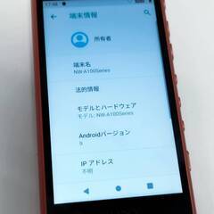 SONY ウォークマン NW-A106 32GB/オレンジの画像