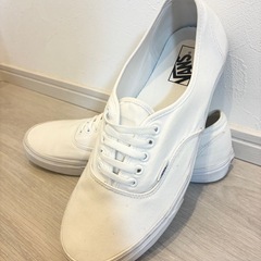 31cm　Vans ホワイト ローカット スニーカーの画像