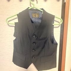 男児セレモニースーツ3点セット　110cmの画像
