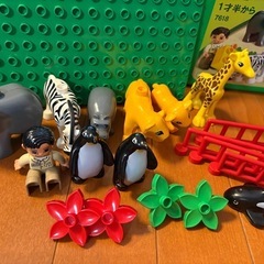LEGO duplo 7618 楽しいどうぶつえん　ケース付きの画像