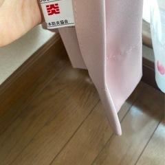 防火カーテン　2枚組　スモーキーピンク、ベルト2本の画像