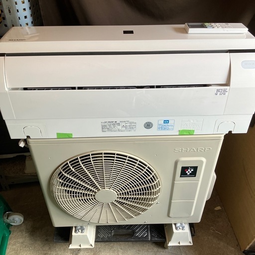 保証付、取付込、シャープ2023年2.5KW8畳