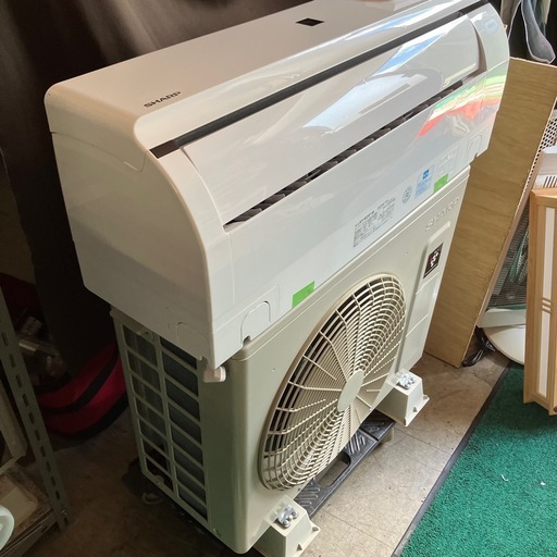保証付、取付込、シャープ2023年2.5KW8畳