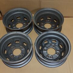 スチールホイール　１３インチ　４穴　J13x5.0J  DOT ４本の画像