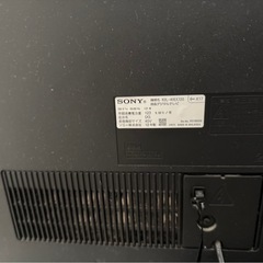 SONY BRAVIAジャンク品テレビ40型の画像