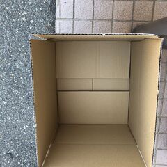 JM20098K)段ボール未使用品20枚セット品＜幅：約87cm 高さ：約62cm 奥行：約10cm＞中古品【取りに来られる方限定】　 の画像