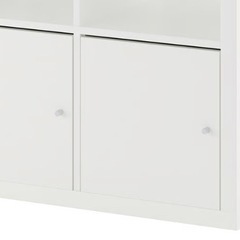  IKEA カラックス KALLAX シェルフユニット 扉付きインサート付きの画像
