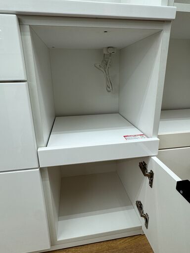 ☆リユースのサカイ春日部店☆KJ10967 ニトリ 食器棚 ホワイト H181