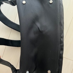 黒のリュックサック(ノーブランド)の画像