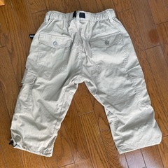 【アウトドア】　カーゴパンツ　【アウトドア】ハーフパンツ　ベージュ　Mサイズの画像