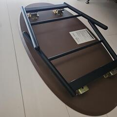 天然木　ローテーブルの画像