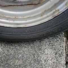 145 80R13（スタッドレスタイヤ）4本(軽自動車)PCD100(スチールホイール付き)製造年2009年29週の画像