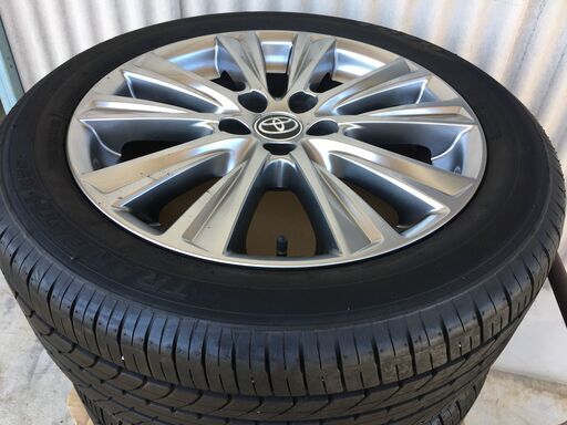 A4407　235/50R18　タイヤ付きホイール4本セット　TOYO TRANPATH R30　 純正　5穴 アルファード ヴェルファイア