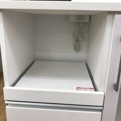 ★リユースのサカイ春日部店★KJ10968 ニトリ レンジ台 ホワイト H102×W89×D51 クリーニング済みの画像