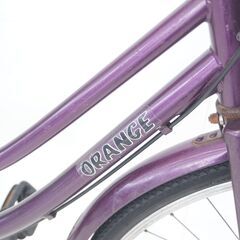 ORANGE 年式不明 26インチ シティサイクル A②-164の画像