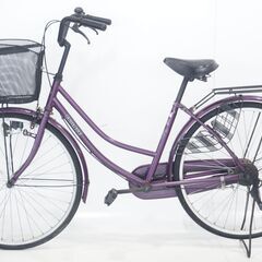 ORANGE 年式不明 26インチ シティサイクル A②-164の画像