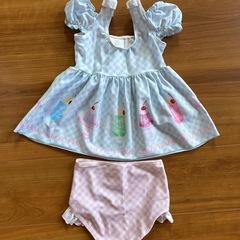 mezzopiano スウィーツ柄メイドワンピース水着の画像