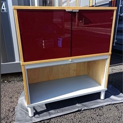 IKEA イケア EFFEKTIV 2段 キャビネット シャッター 両開き 北欧 棚  オールドイケア の画像
