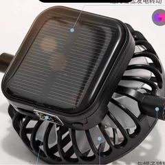 USB ソーラー充電式 メンズ サンハット 帽子の画像
